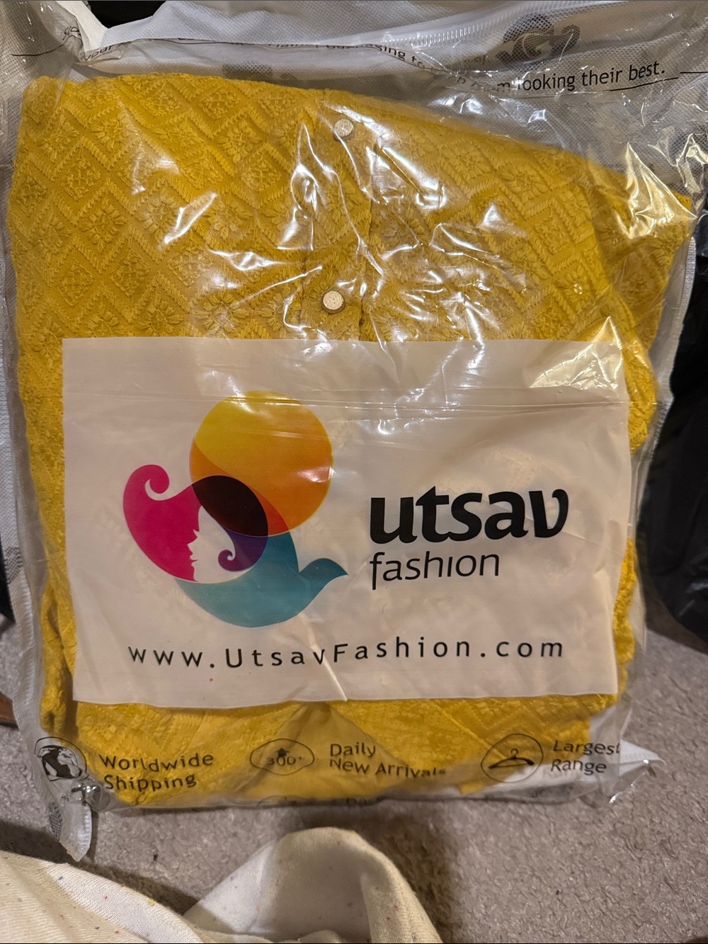 Utsav Fashion Yellow Knit sherwani